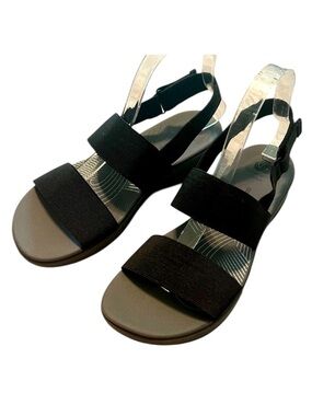 Cloudsteppers by Clark’s Black Stretch Sandals Sz 9 NWT